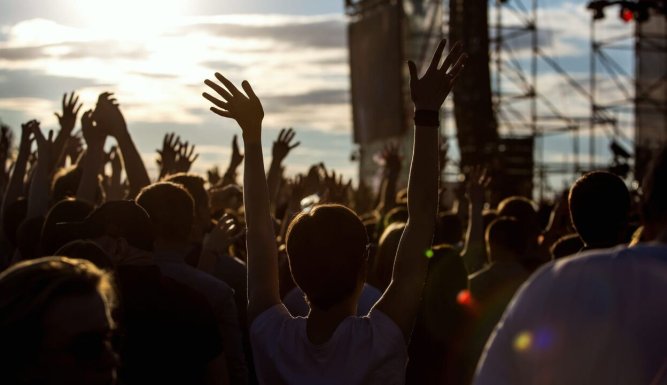Jean-Michel Jarre aux Francofolies de La Rochelle