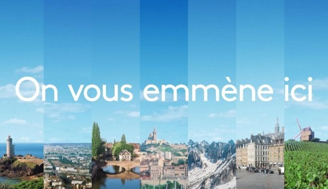 On vous emmène ici