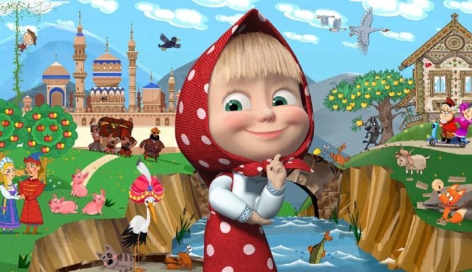 Masha's sprookjes | Mashiny skazki (Волк и семеро козлят)