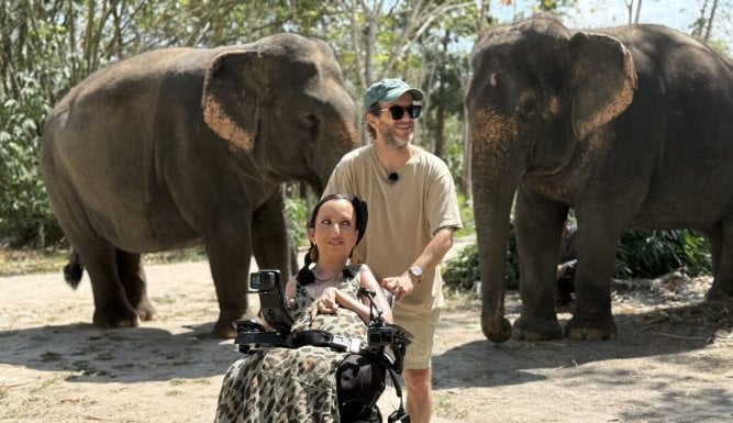 Lucie en Thaïlande